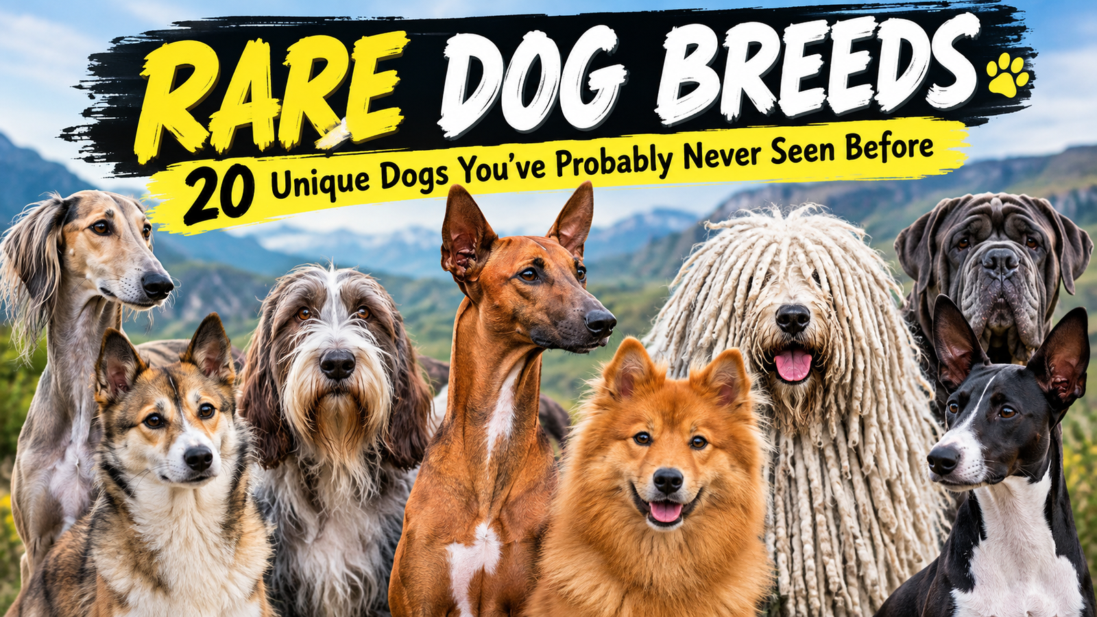 Top 20 Rare Dog Breeds: Unique Dogs You’ve Probably Never Seen